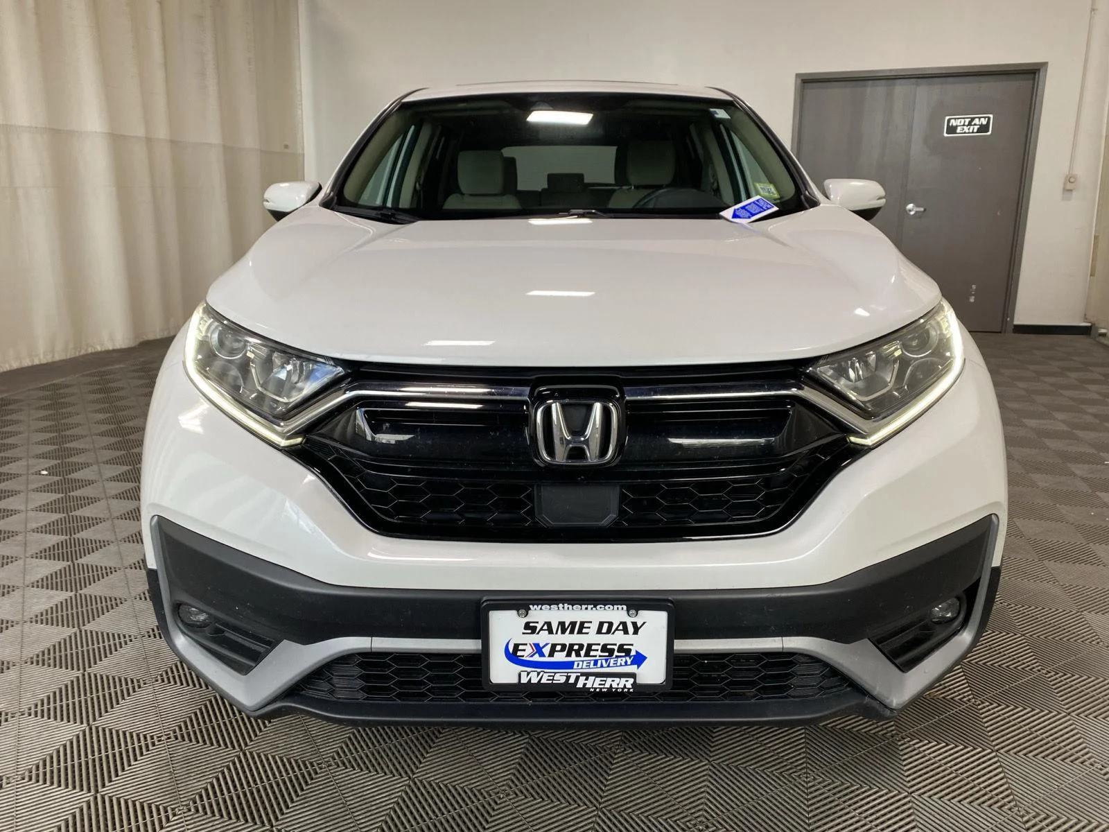 Used 2021 Platinum White Pearl Honda EX image 2