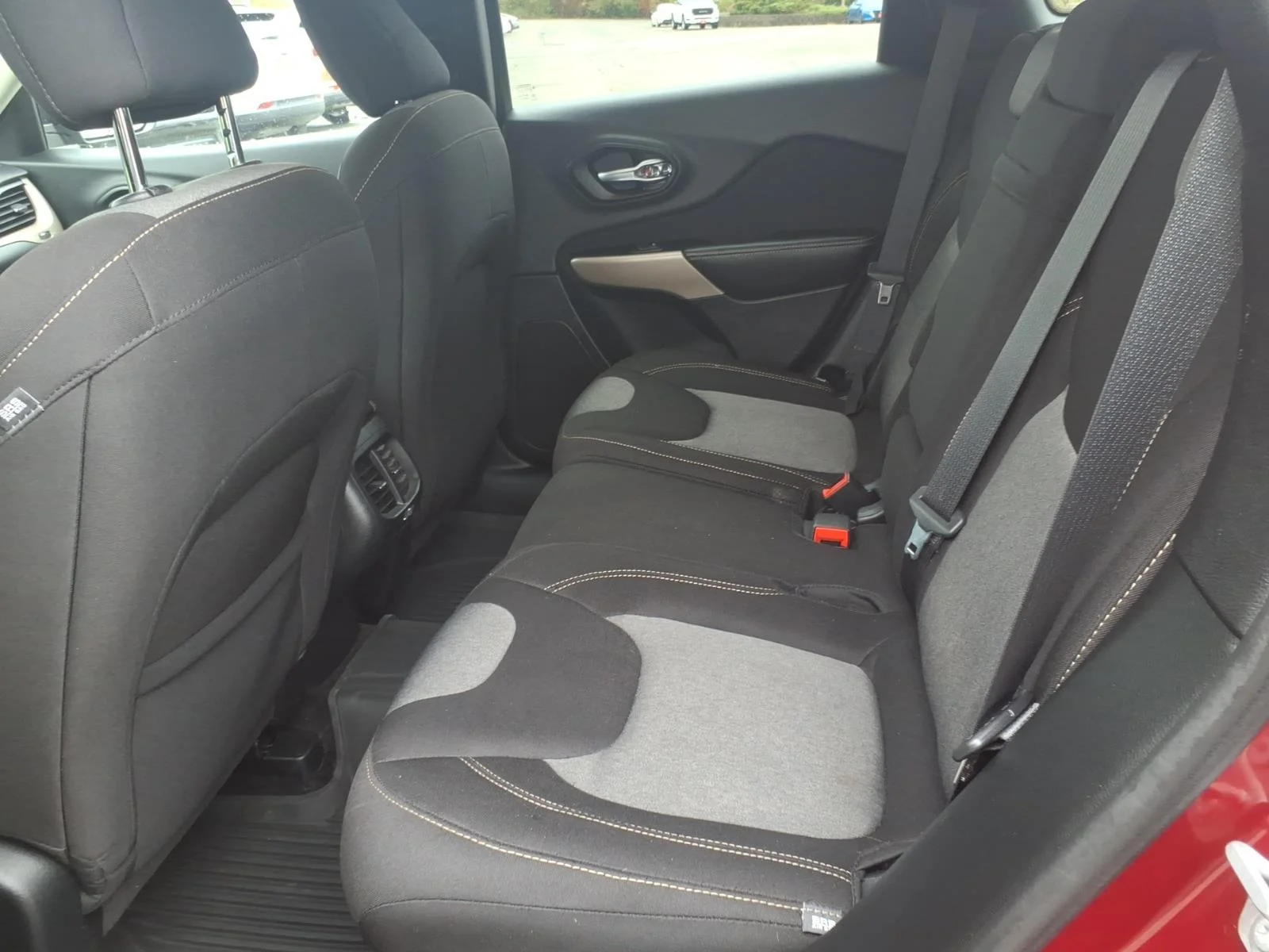 Used 2017 Deep Cherry Red Crystal Jeep Sport image 14