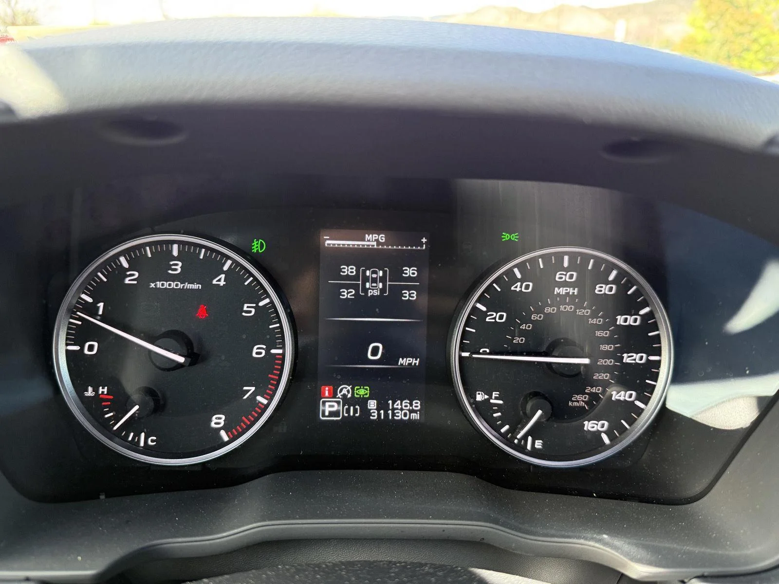Used 2025 Crystal White Pearl Subaru Touring image 9