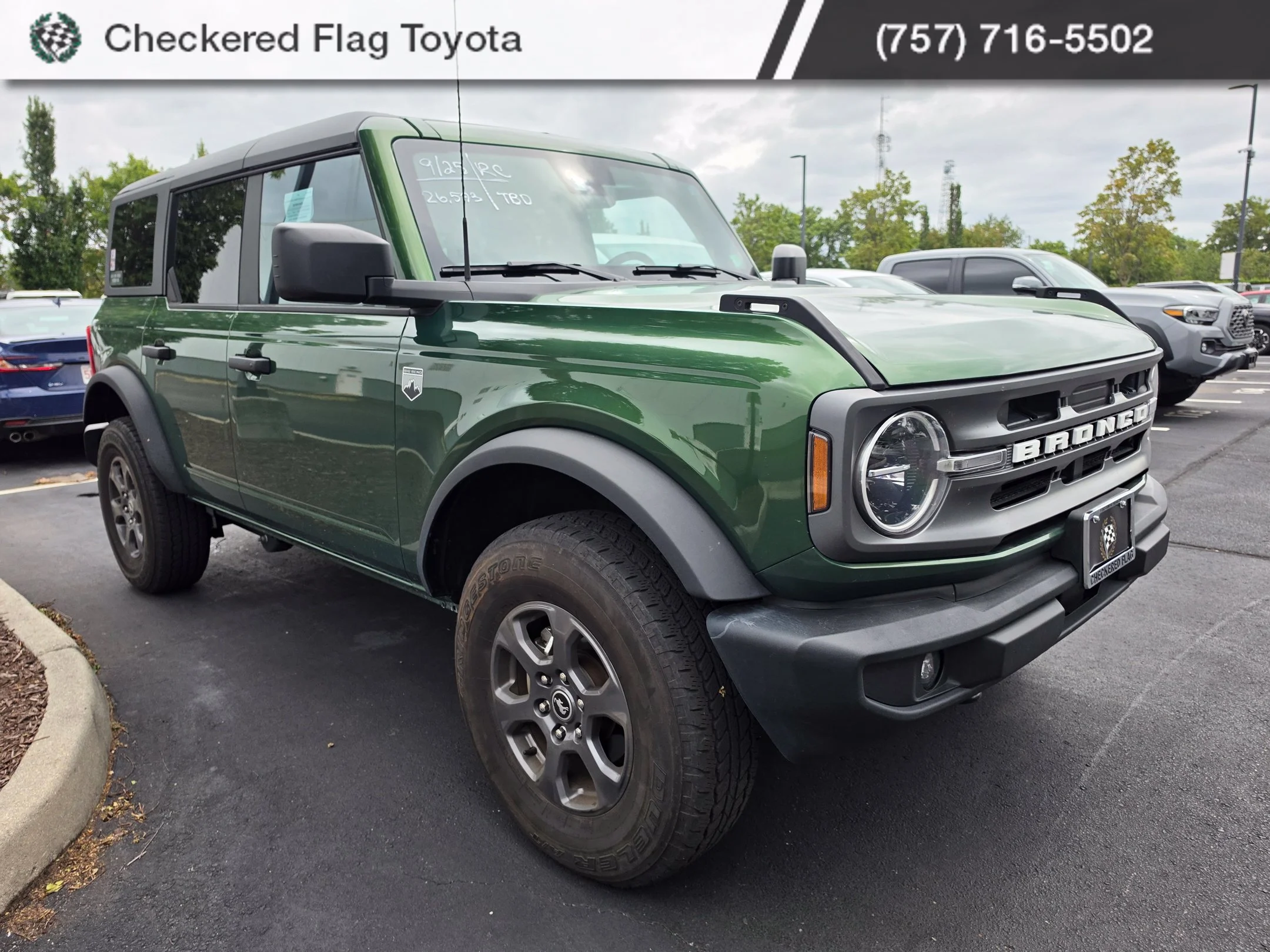 Used 2024 Eruption Green Metallic Ford Big Bend image 3