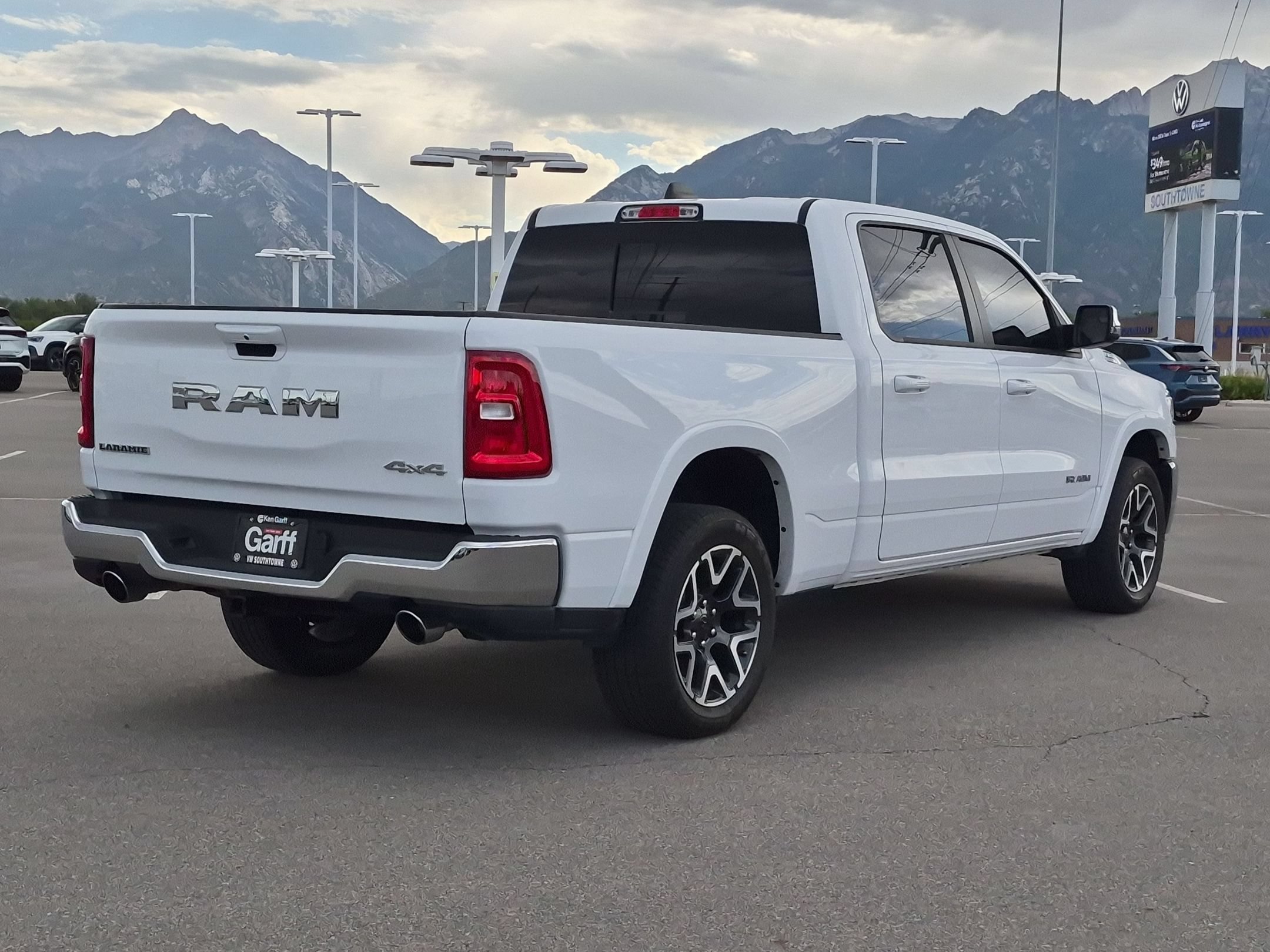Used 2025 Bright White Clearcoat Ram Laramie image 3