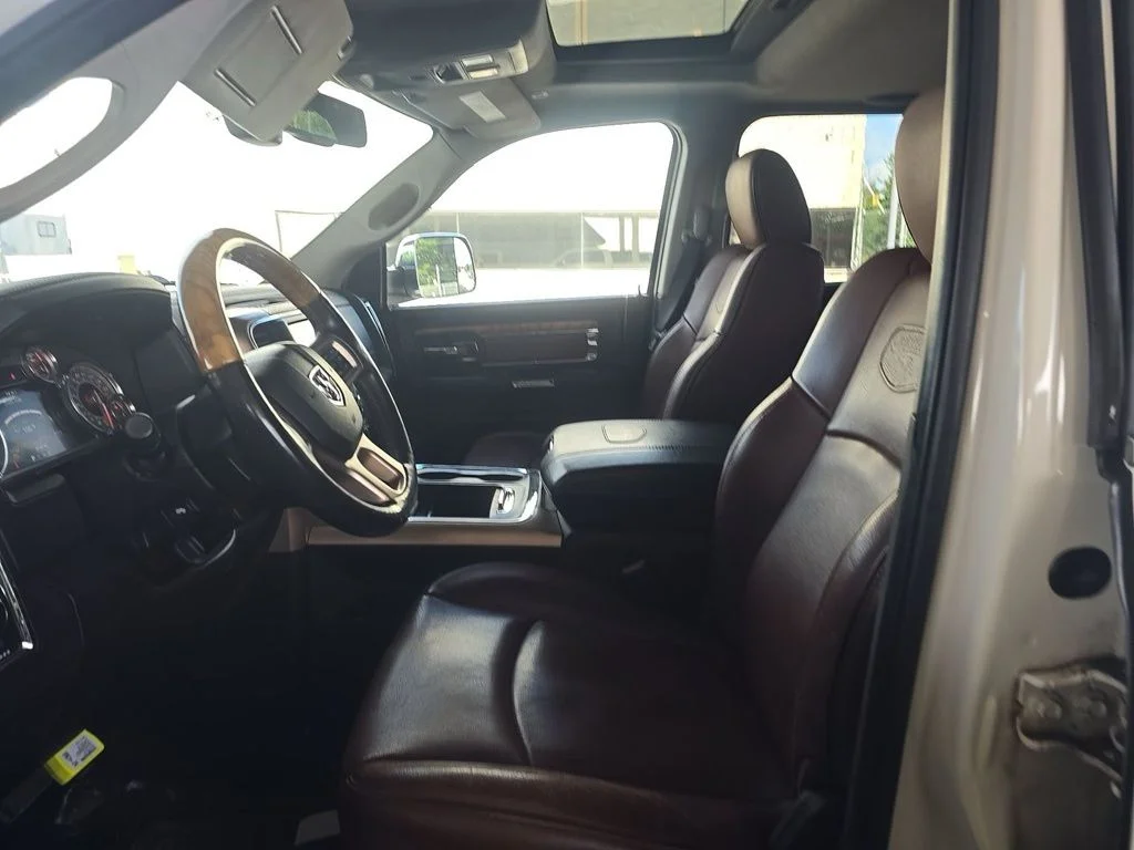 Used 2017 Pearl White Ram Laramie Longhorn image 7