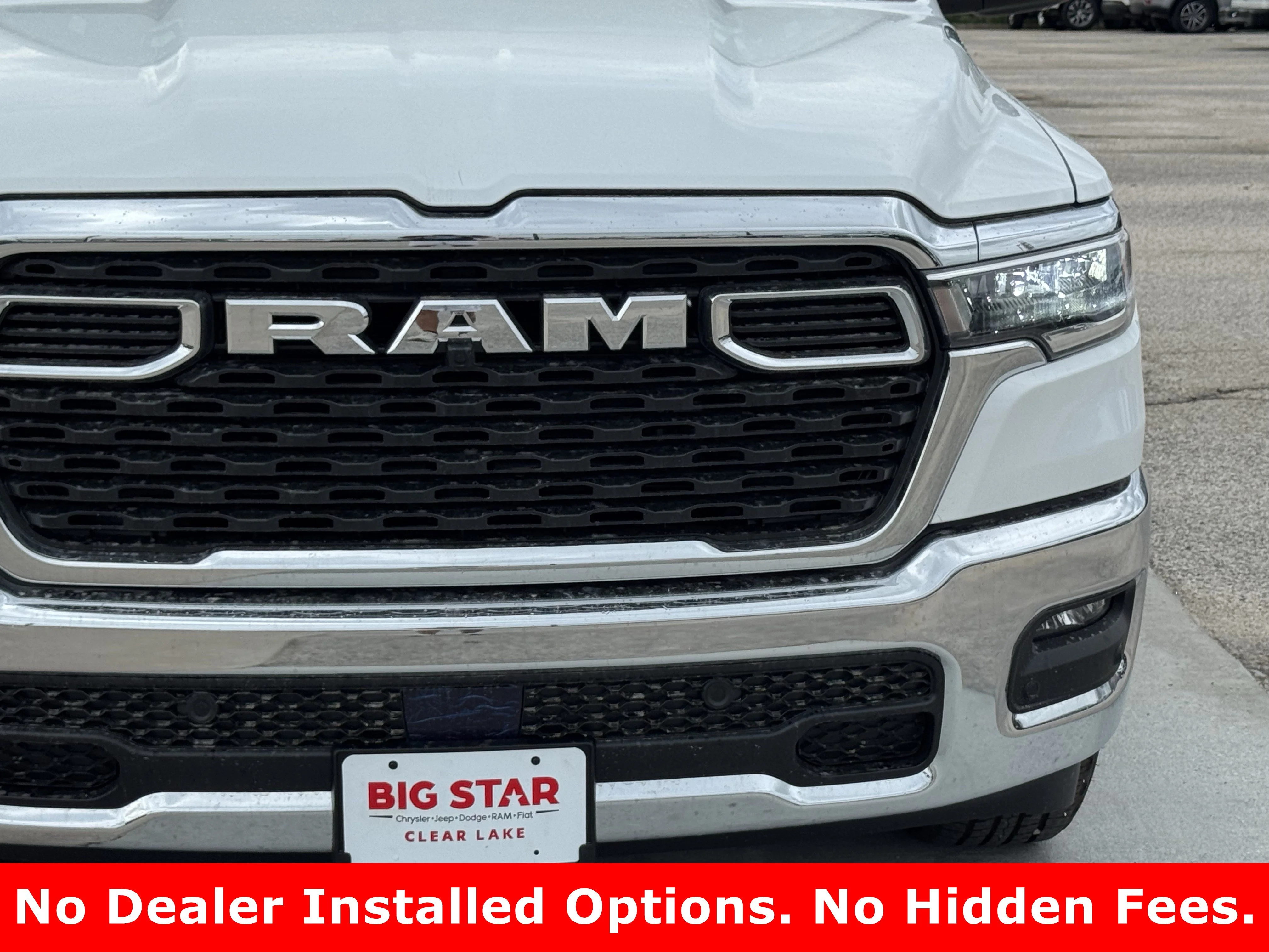 New 2026 Bright White Clearcoat Ram Lone Star image 4