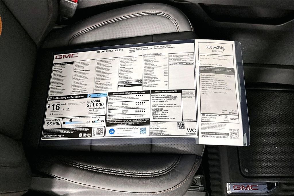 New 2026 Sterling Metallic GMC AT4 image 14
