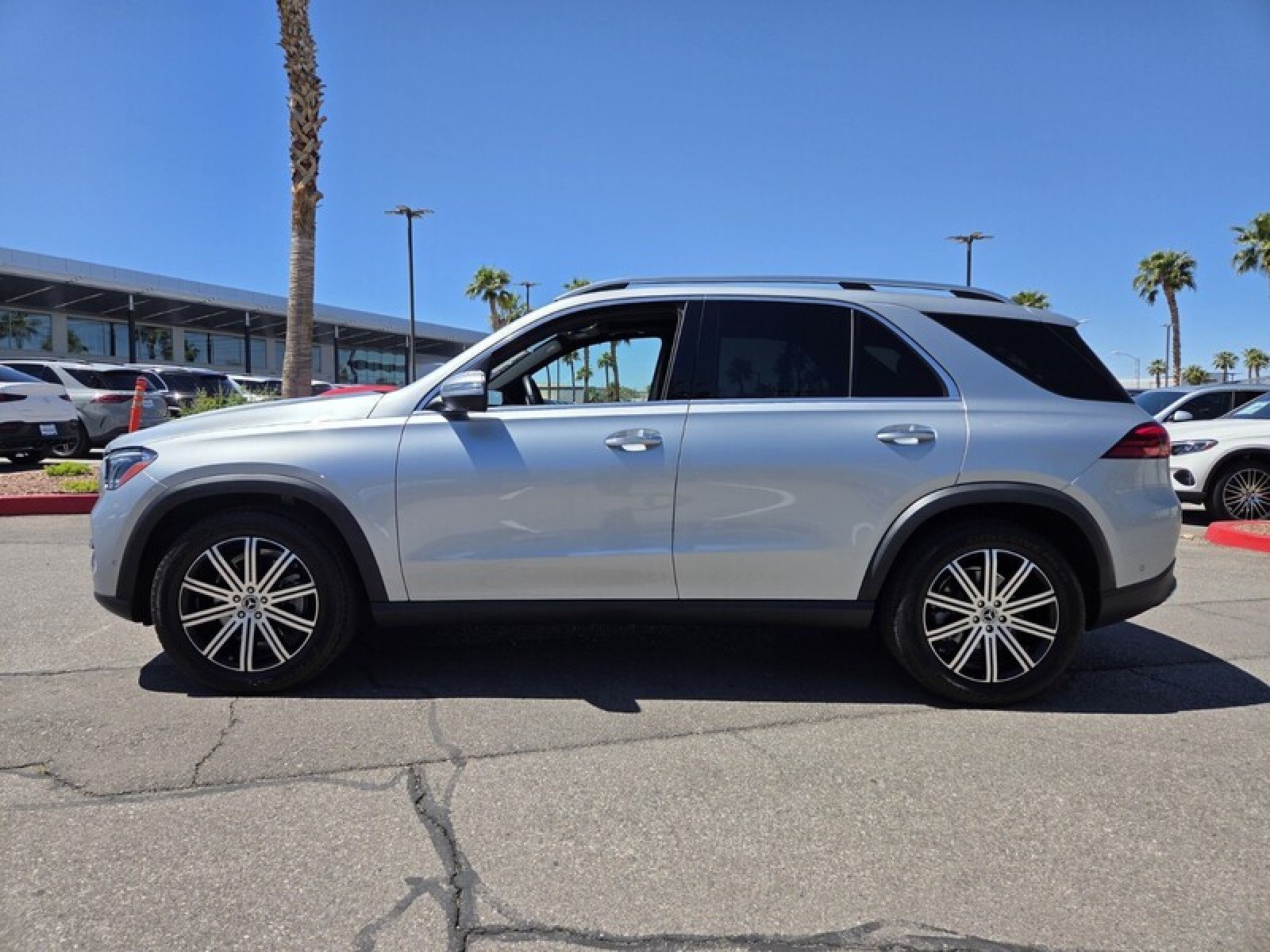 Certified Used 2025 Cirrus Silver Metallic Mercedes-Benz GLE 350 image 2