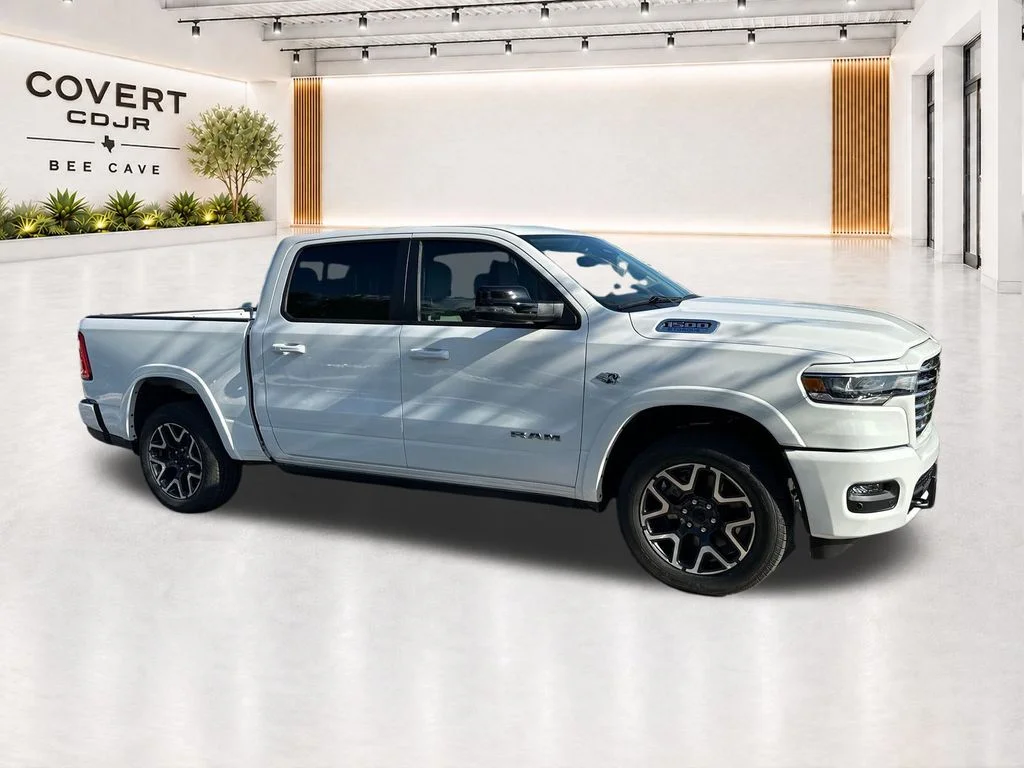 New 2026 Bright White Clear-Coat Exterior Paint RAM Laramie image 14