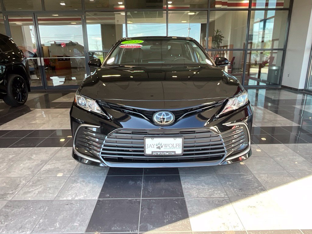 Certified Used 2022 Black Toyota LE image 2