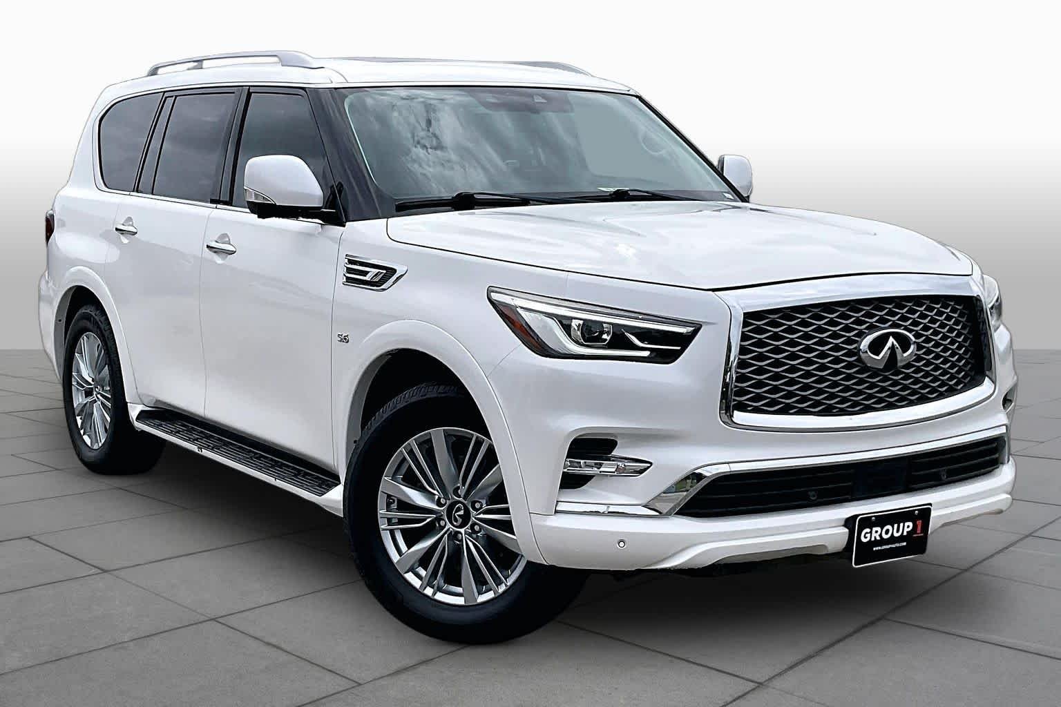 Used 2019 Moonstone White INFINITI LUXE image 3