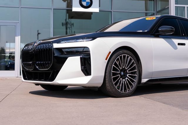 Certified Used 2025 Mineral White Metallic BMW 760i xDrive image 6
