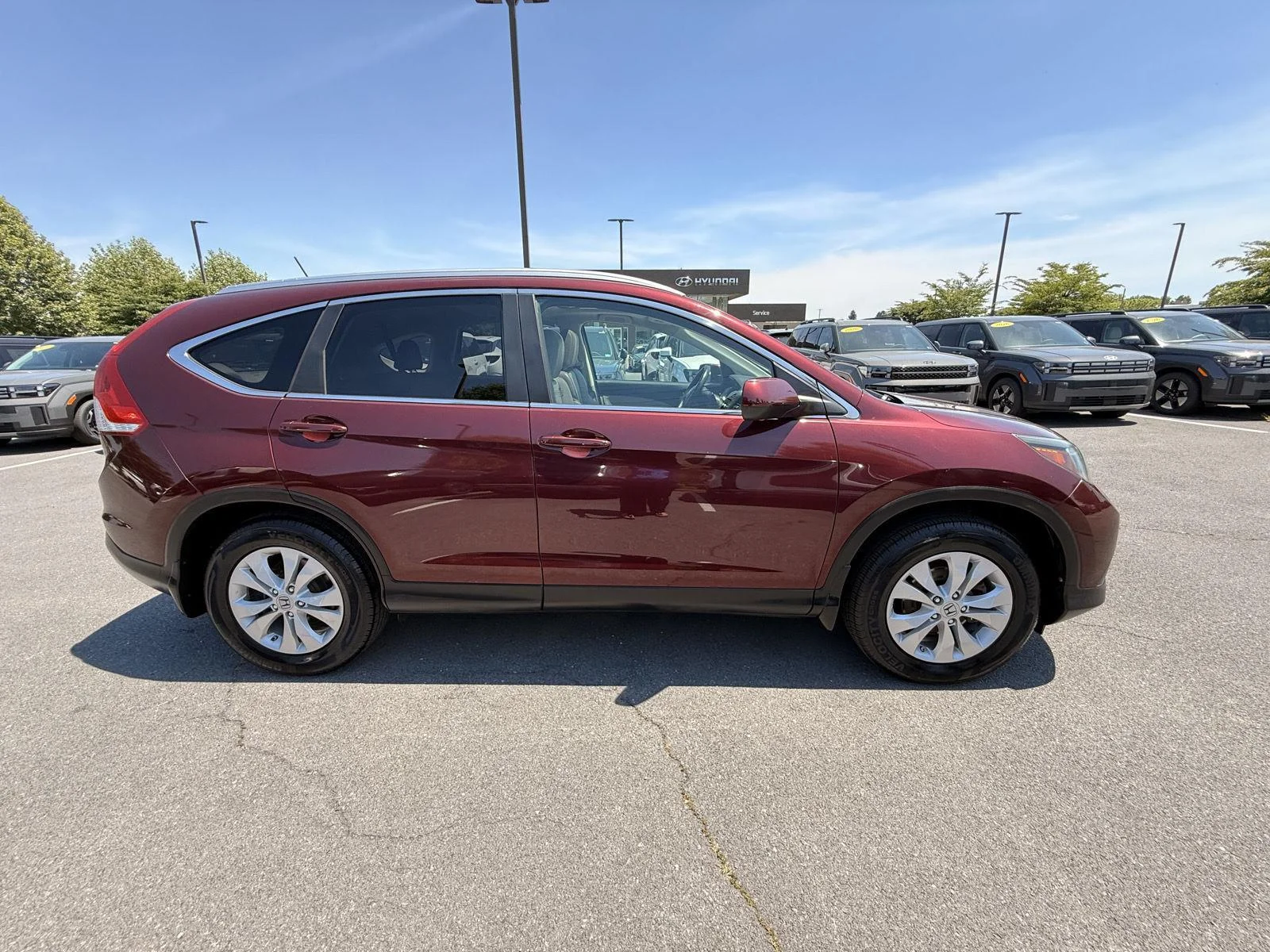 Used 2013 Basque Red Pearl II Honda EX-L image 2