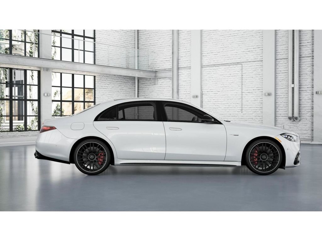 New 2026 MANUFAKTUR Moonlight White Metallic Mercedes-Benz AMG® S 63 E 4MATIC® Sedan image 2