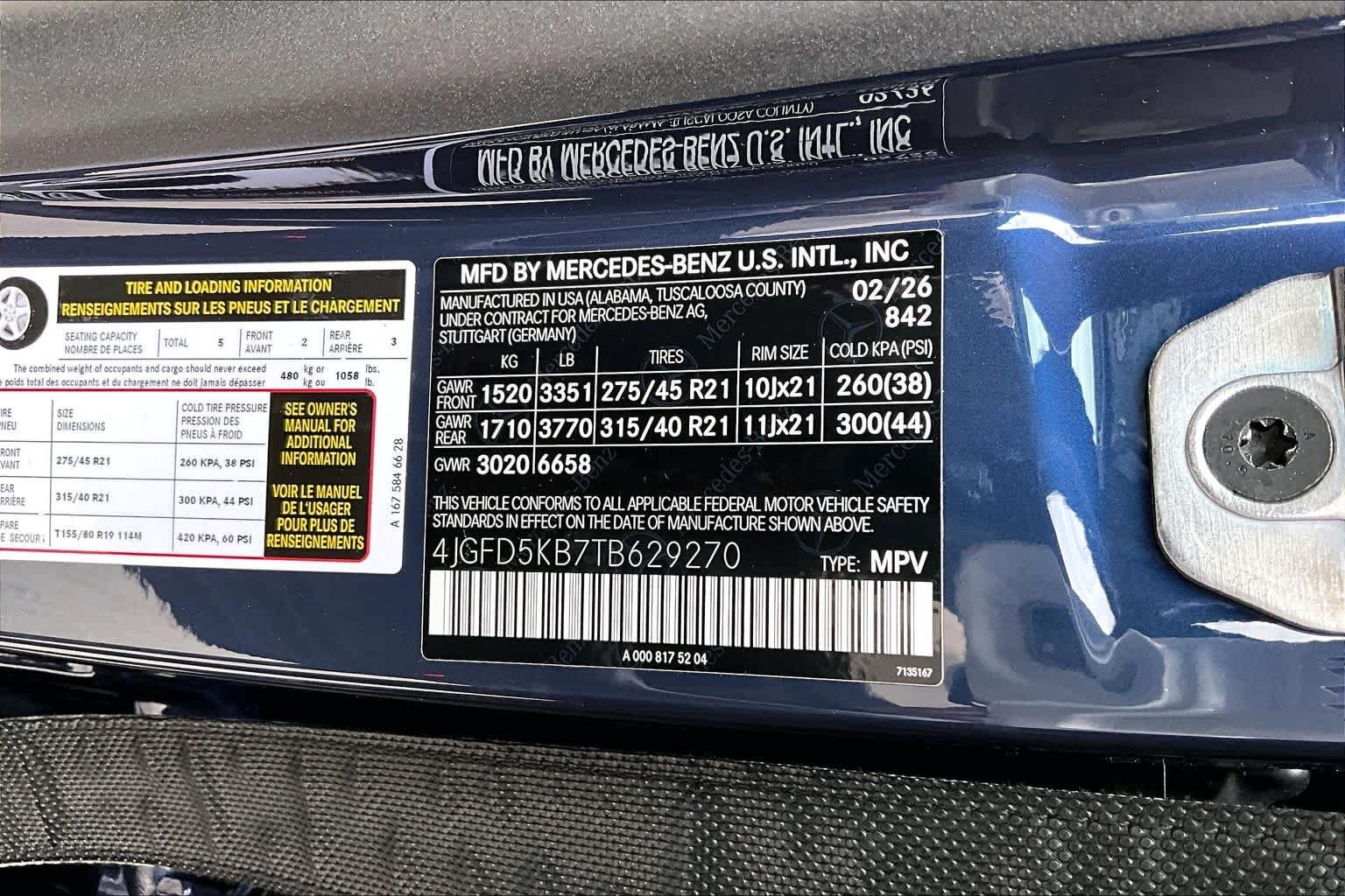 New 2026 Twilight Blue Metallic Mercedes-Benz GLE 450 image 21