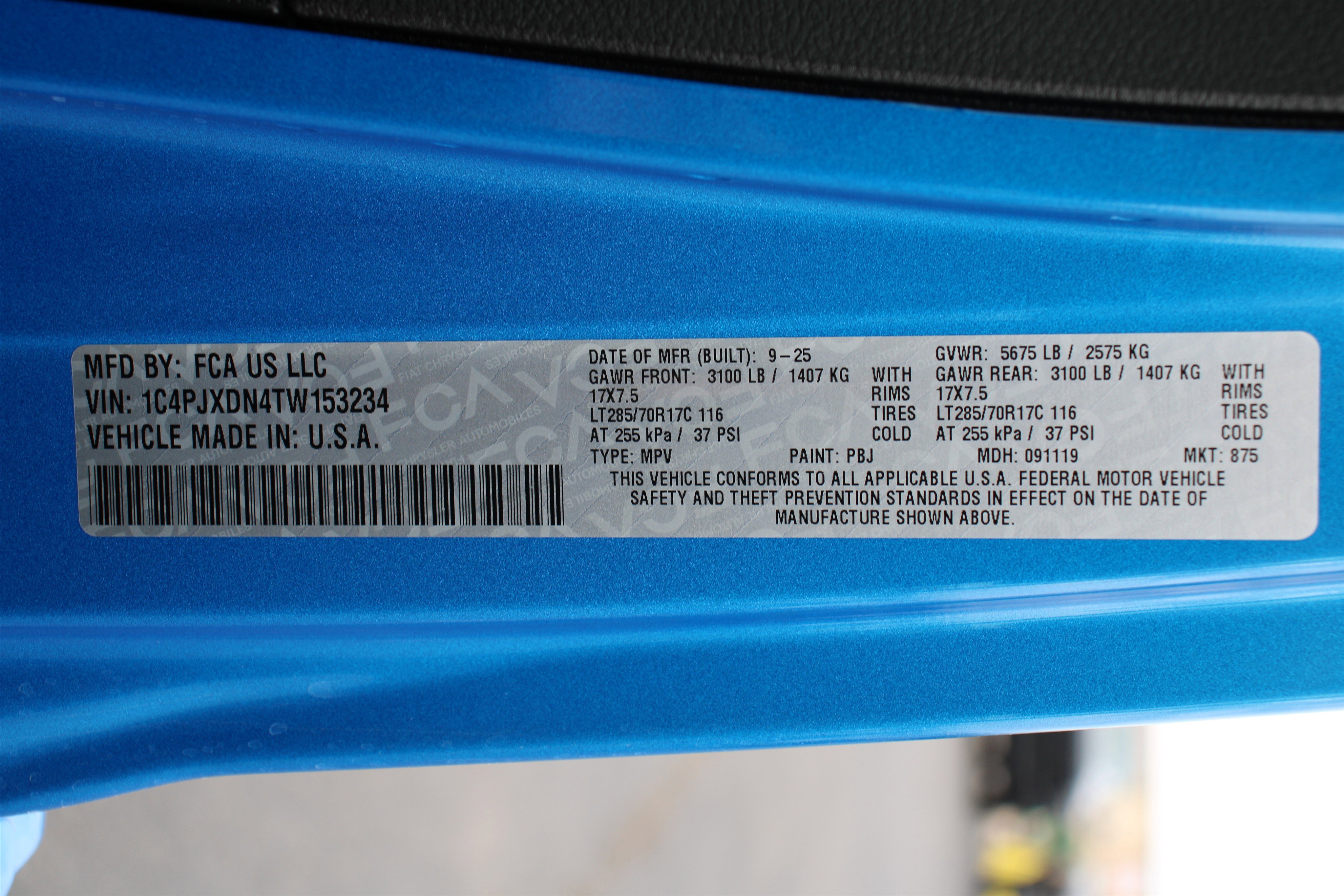 New 2026 Hydro Blue Pearl-Coat Exterior Paint Jeep Willys image 40