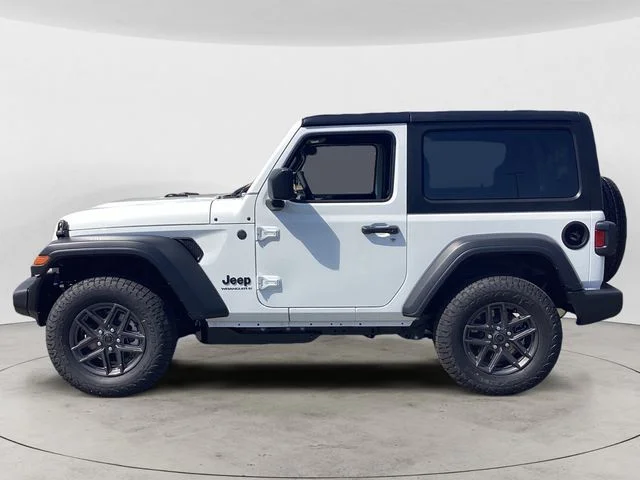 New 2026 Bright White Clearcoat Jeep 2-Door Sport S 4x4 image 2