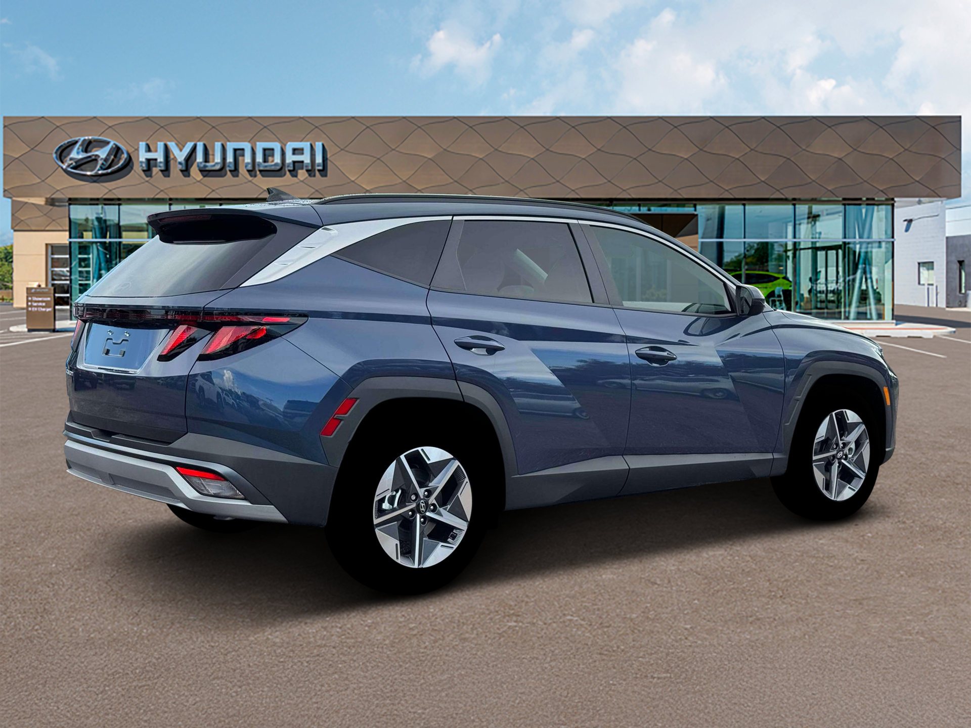 New 2026 Atlantis Blue Hyundai SEL FWD image 8