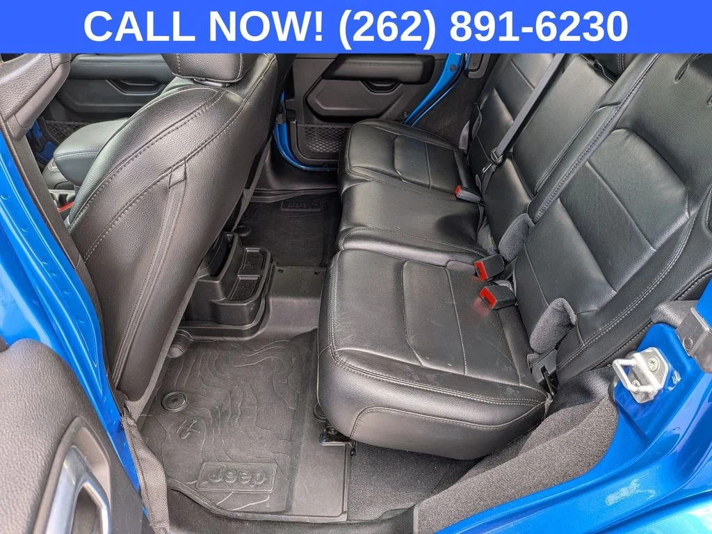 Used 2021 Blue Jeep Unlimited Sahara Altitude image 23
