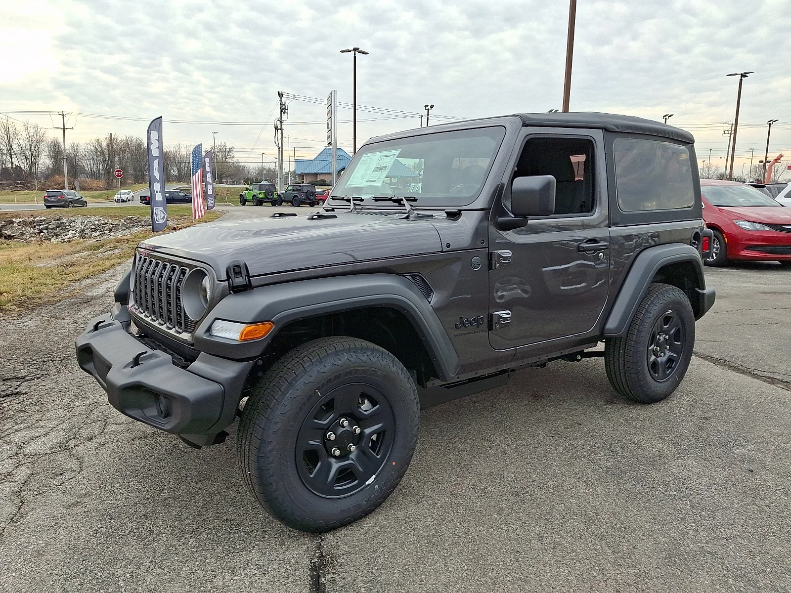 New 2026 Granite Crystal Metallic Clear-Coat Exterior Paint Jeep Sport image 4