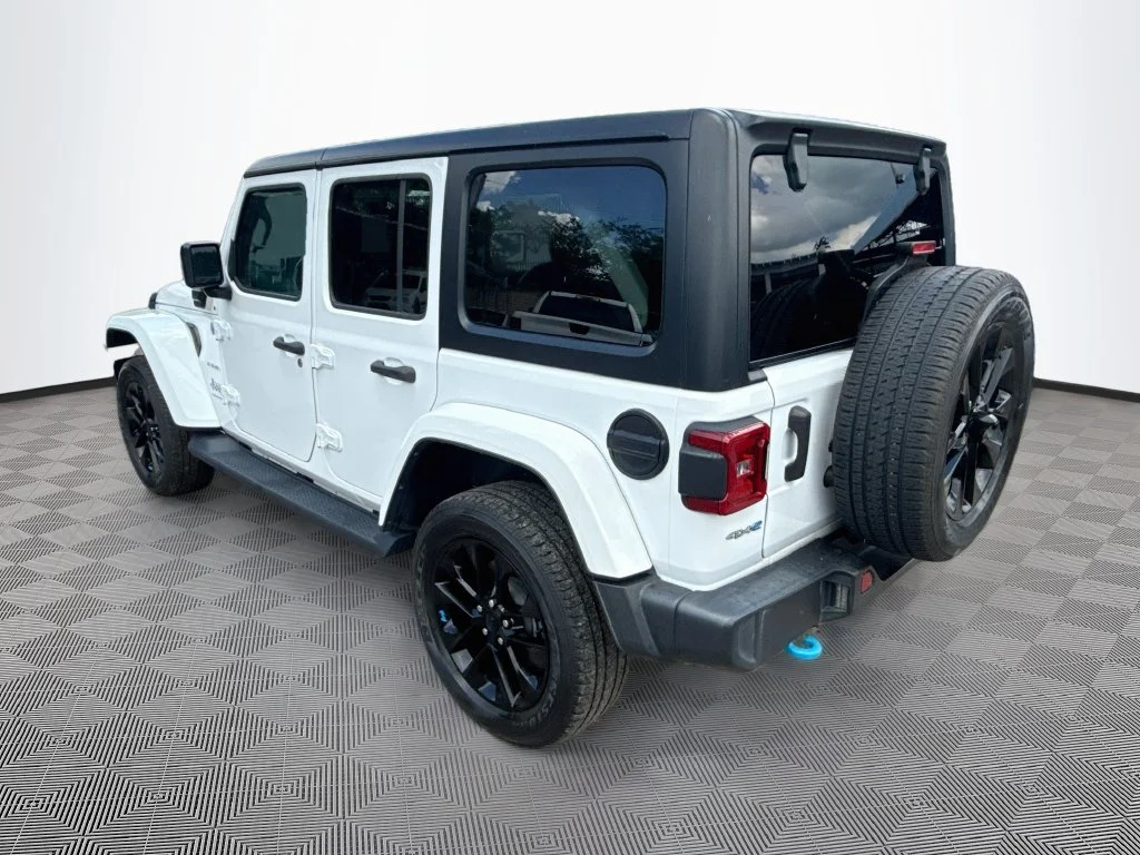 Used 2023 White Jeep Sahara 4xe image 8