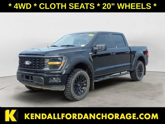 Certified Used 2024 Agate Black Metallic Ford STX image 1