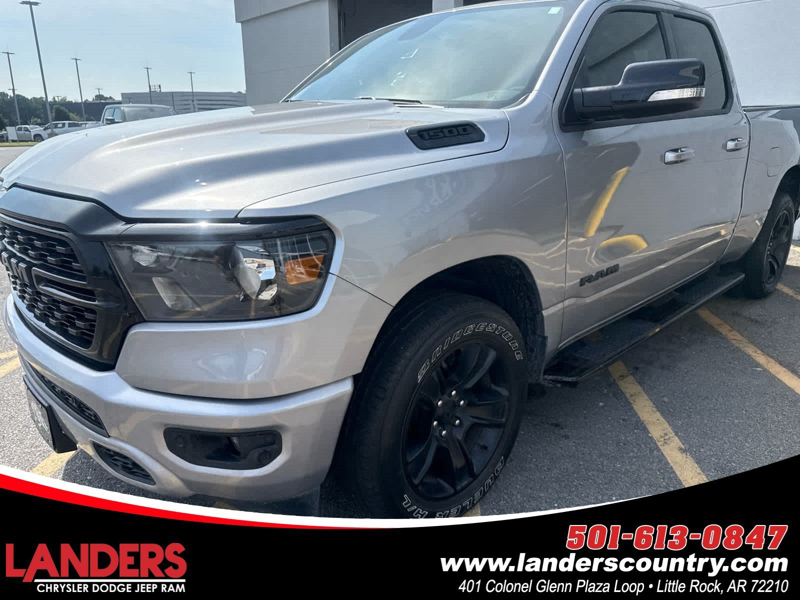 Used 2022 Billet Silver Metallic Clearcoat RAM Lone Star image 1