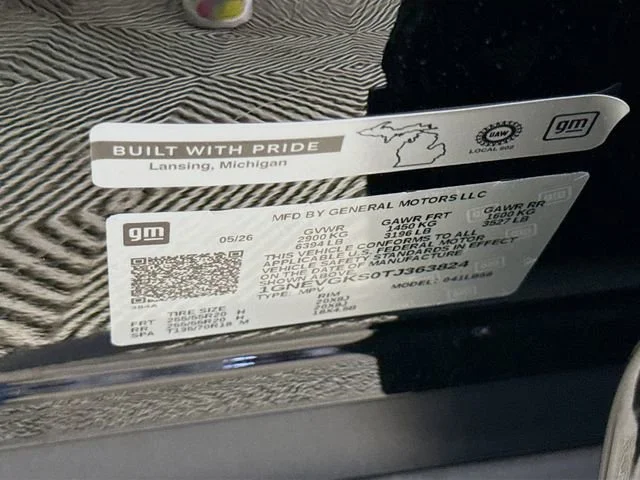 New 2026 Mosaic Black Metallic Chevrolet LT image 35