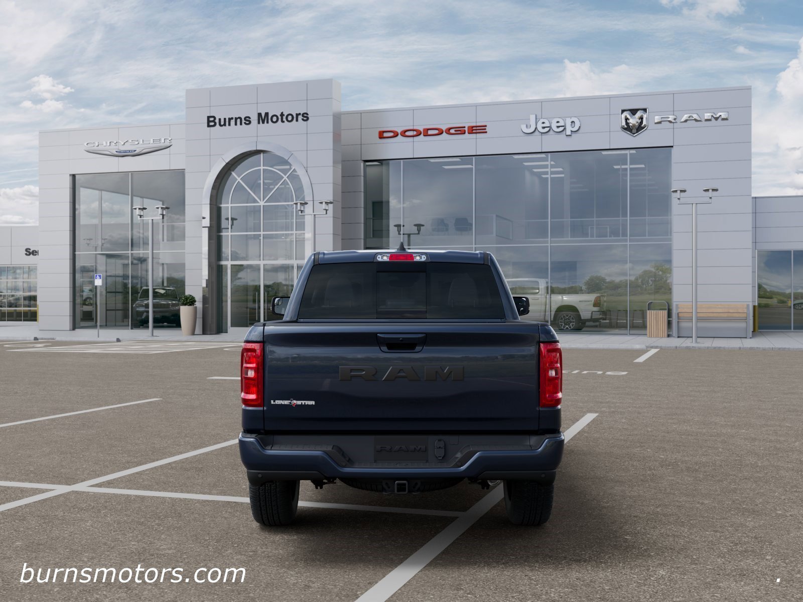 New 2026 Forged Blue Metallic Exterior Paint RAM Lone Star Sport image 7