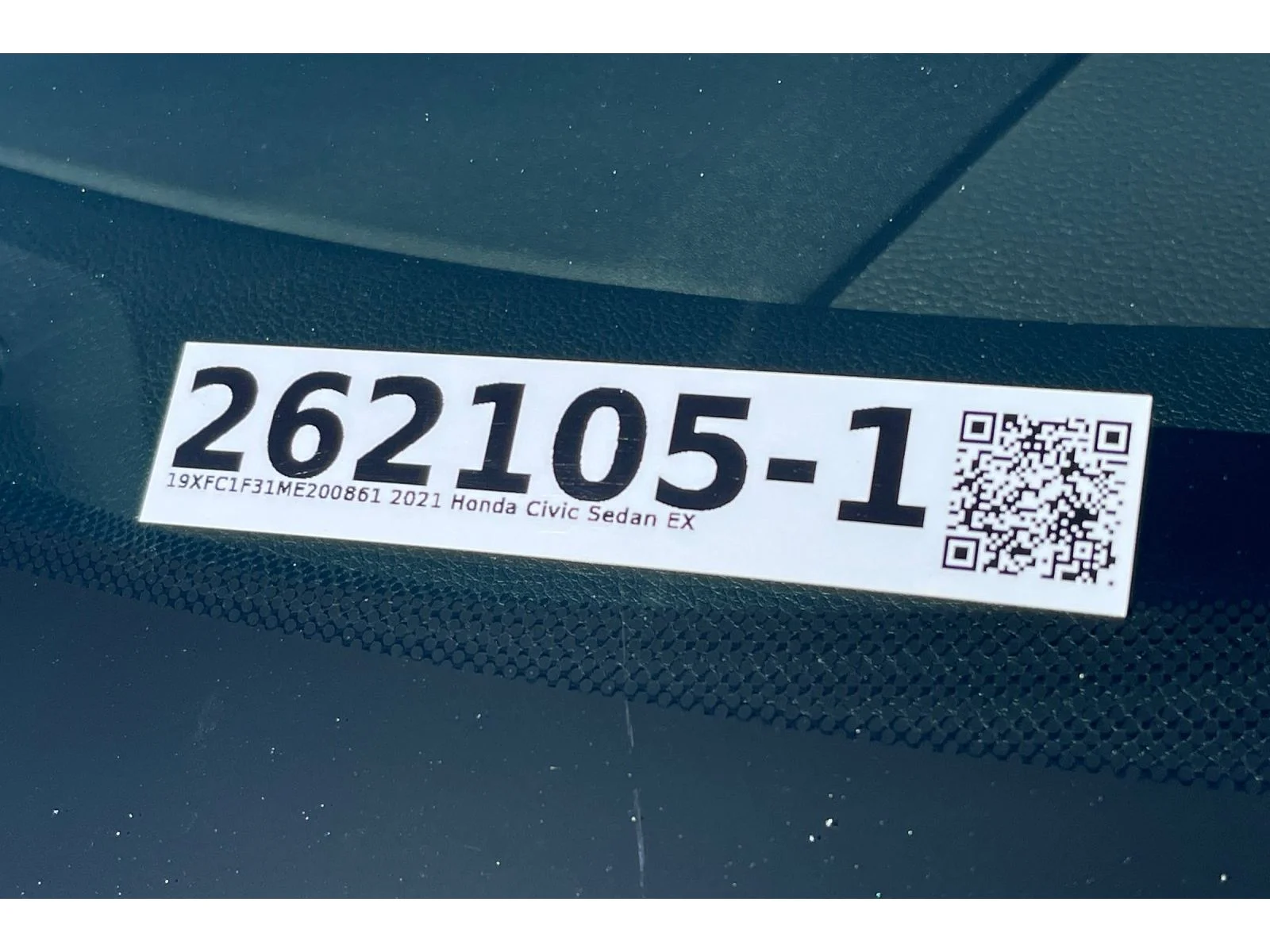 Used 2021 Platinum White Pearl Honda EX image 51