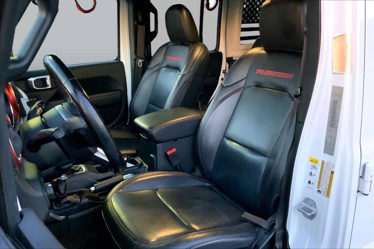 Used 2019 Bright White Clearcoat Jeep Rubicon image 7