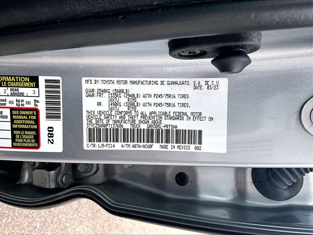 Certified Used 2023 Silver Toyota SR5 image 6