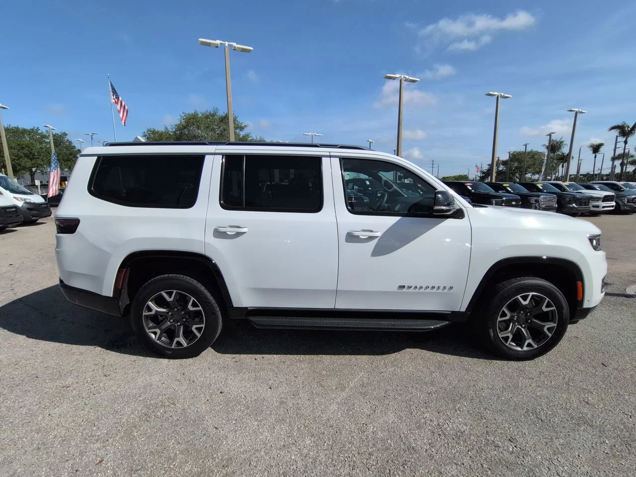 Used 2024 Bright White Clearcoat Jeep Series III image 4