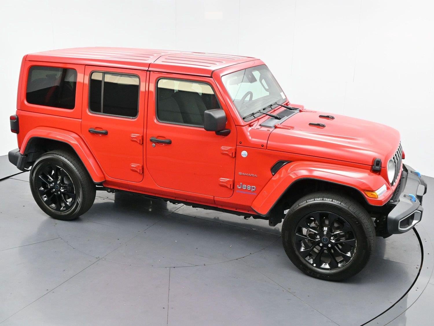 Used 2024 Firecracker Red Clearcoat Jeep Sahara image 32