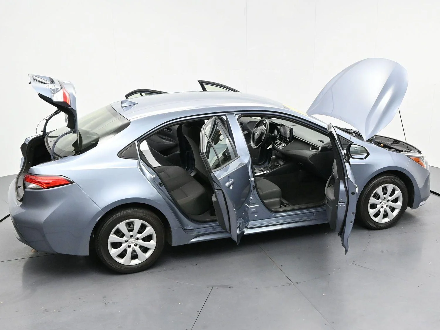 Used 2022 Celestite Gray Metallic Toyota LE image 35