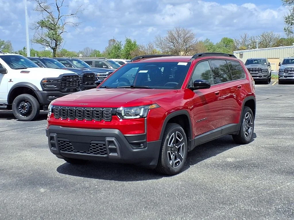 New 2026 Red Hot Pearl-Coat Exterior Paint Jeep Laredo image 2