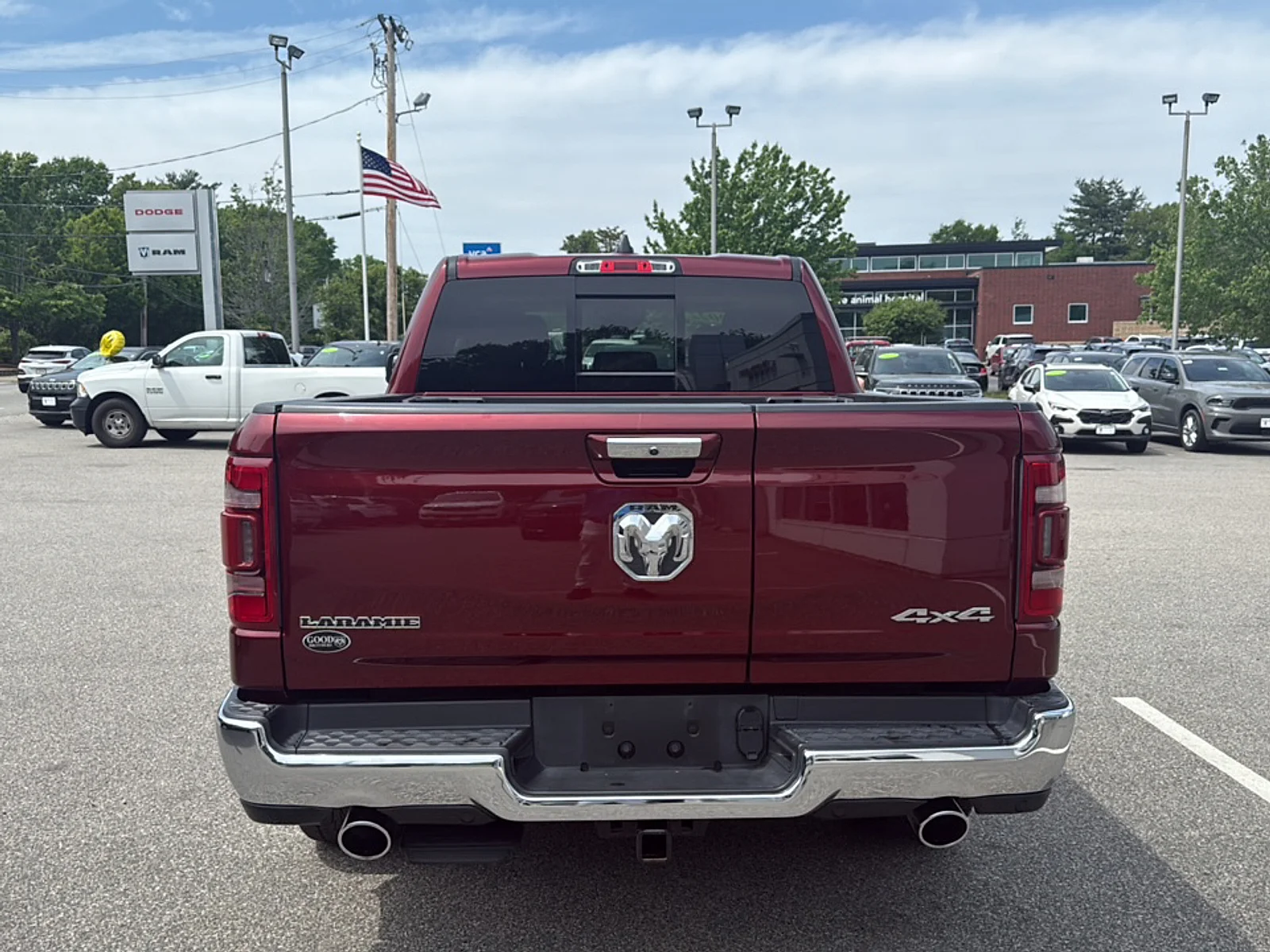 Certified Used 2022 Delmonico Red Pearlcoat Ram Laramie Crew Cab 4x4 5
