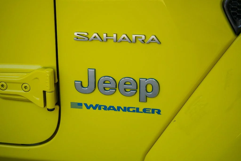 Used 2023 Yellow Jeep Sahara 4xe image 9