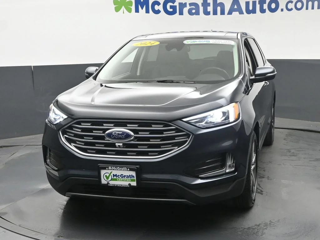 Used 2024 Blue Ford Titanium image 6