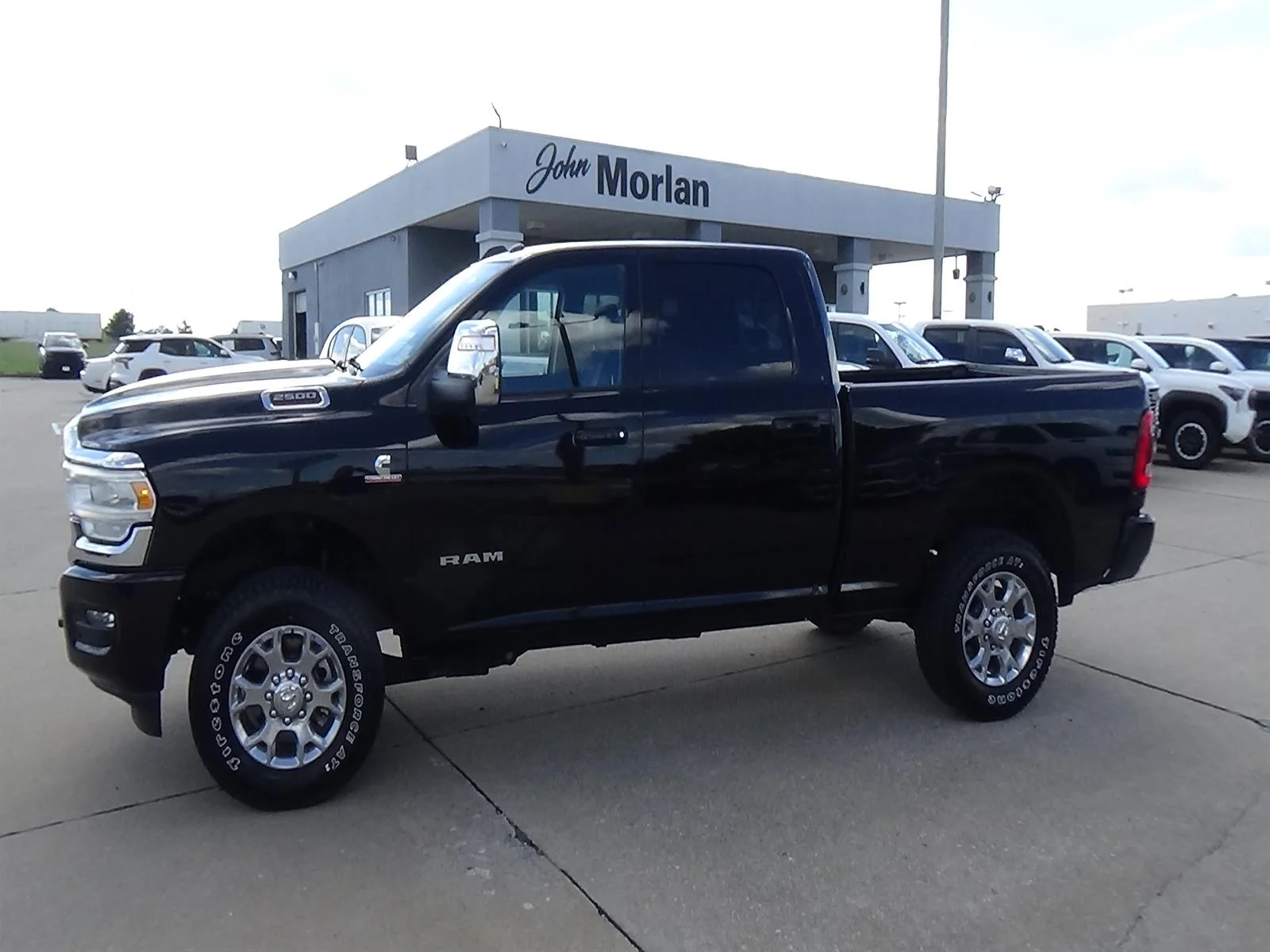 Certified Used 2024 Diamond Black Crystal Pearl Coat (pxj) RAM Laramie image 1