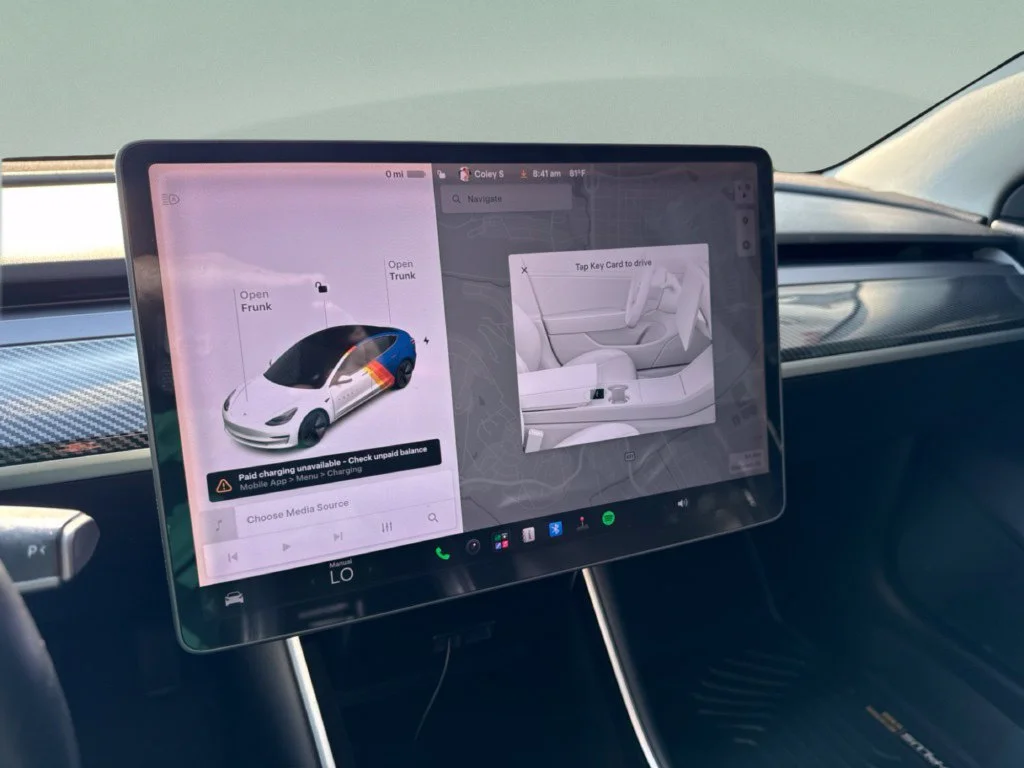 Used 2018 Obsidian Black Metallic Tesla Long Range image 13