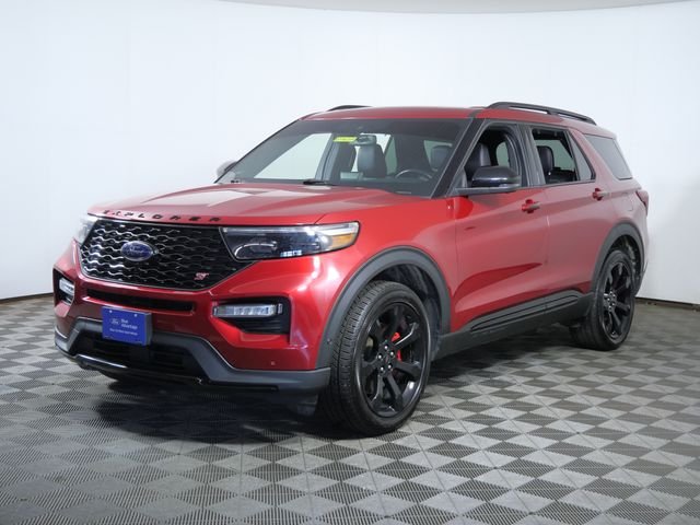 Certified 2022 Ford Explorer ST with VIN 1FM5K8GC9NGA46371 for sale in Shakopee, Minnesota