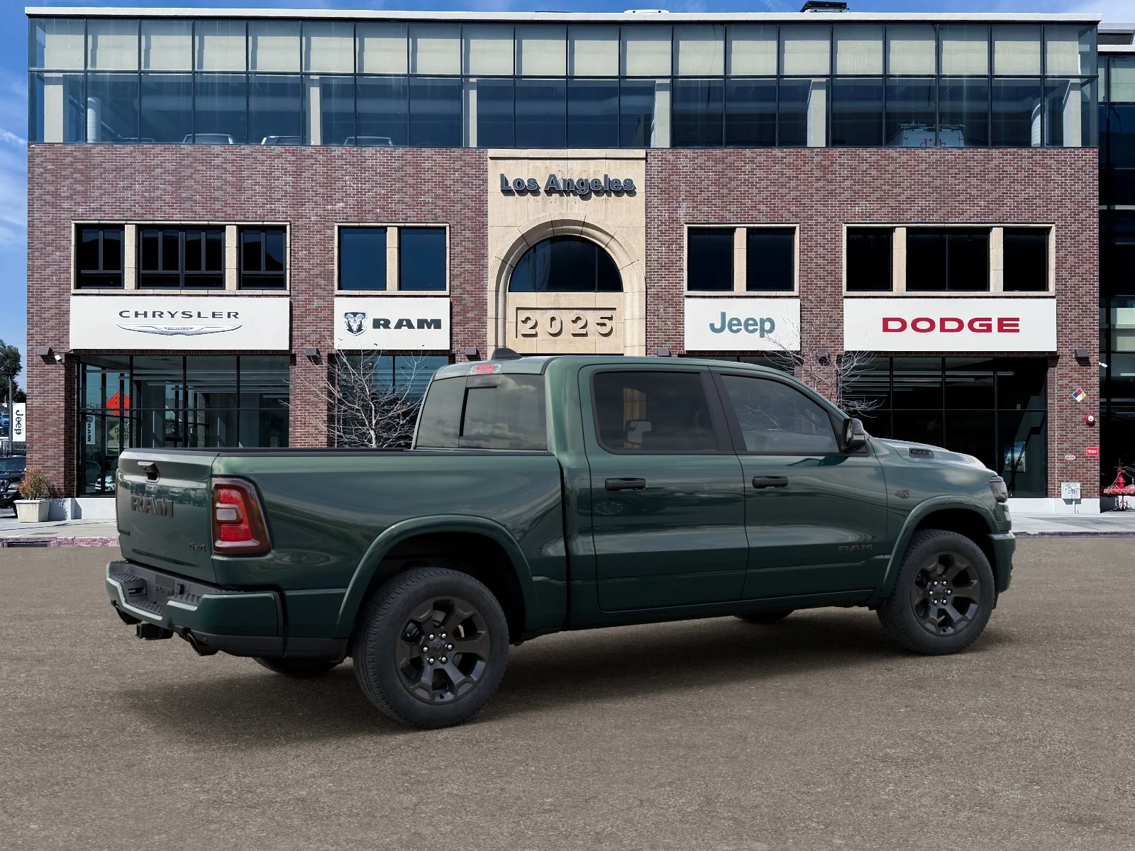 New 2027 Serrano-Green Metallic Exterior Paint RAM Big Horn/Lone Star image 30