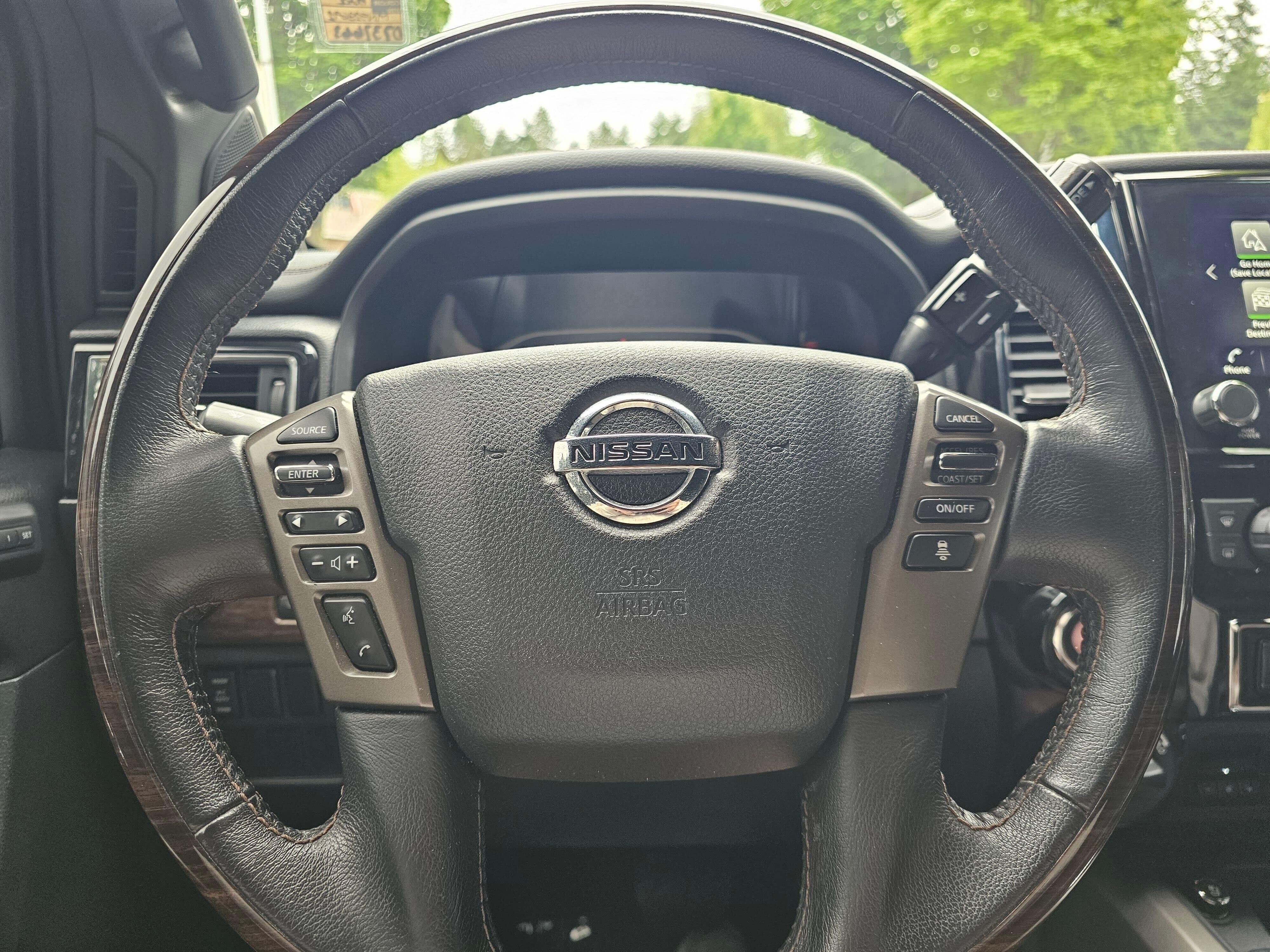 Used 2021 Super Black Nissan Platinum Reserve image 24