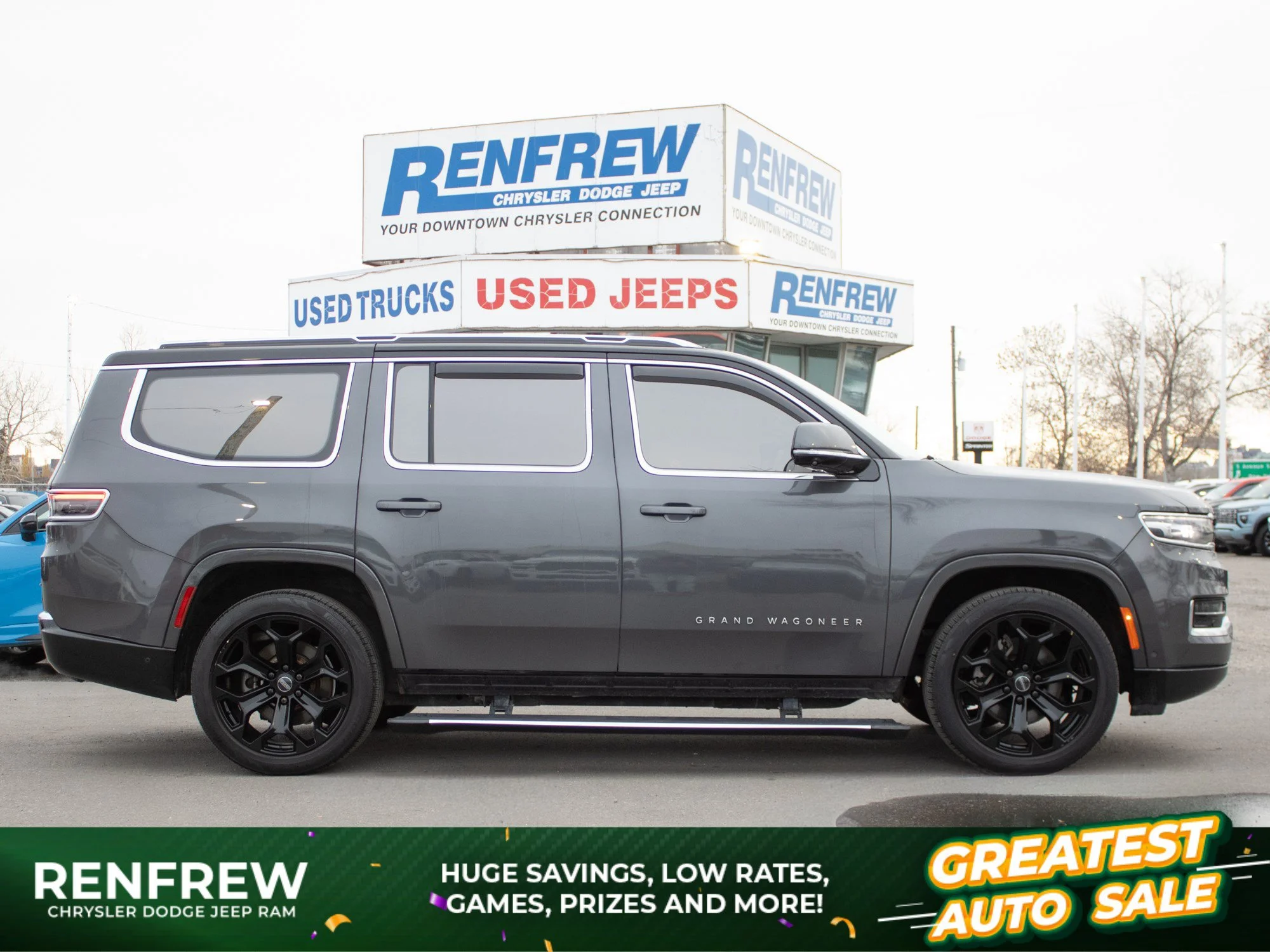 Used 2022 Grey Jeep Series III* 4x4, Massaging Heated/Ventilated Seats, Rear-Seat Entertainment Group, Panoramic Roof image 1