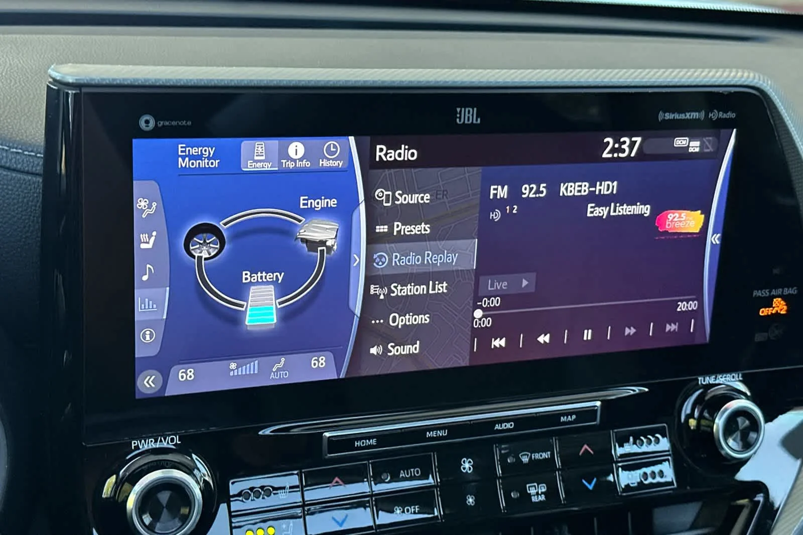 Used 2020 Blizzard Pearl Toyota Hybrid Platinum image 21