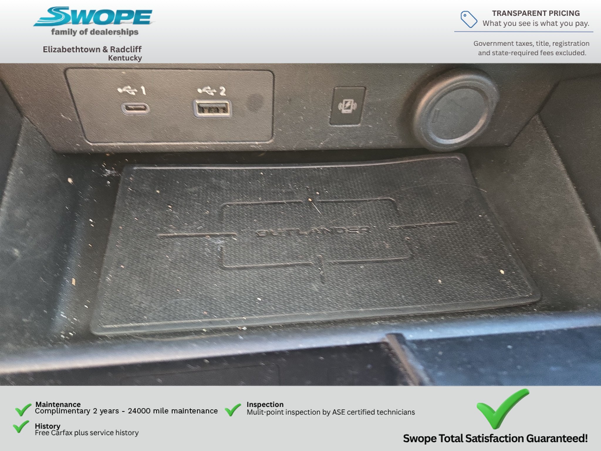 Used 2024 White Diamond Mitsubishi SE image 20
