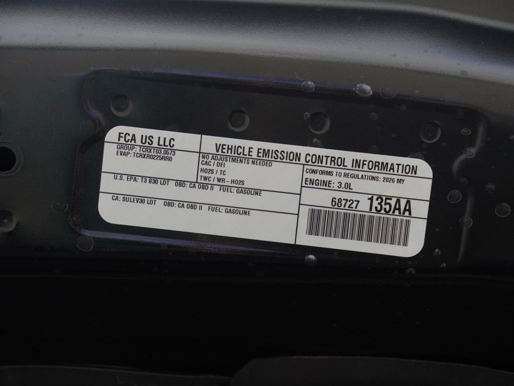 New 2026 Diamond Black Crystal Pearl-Coat Exterior Paint RAM RHO image 29