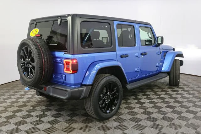 Used 2023 Blue Jeep Sahara 4xe image 13