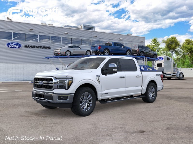 New 2026 White Metallic Ford LARIAT image 1