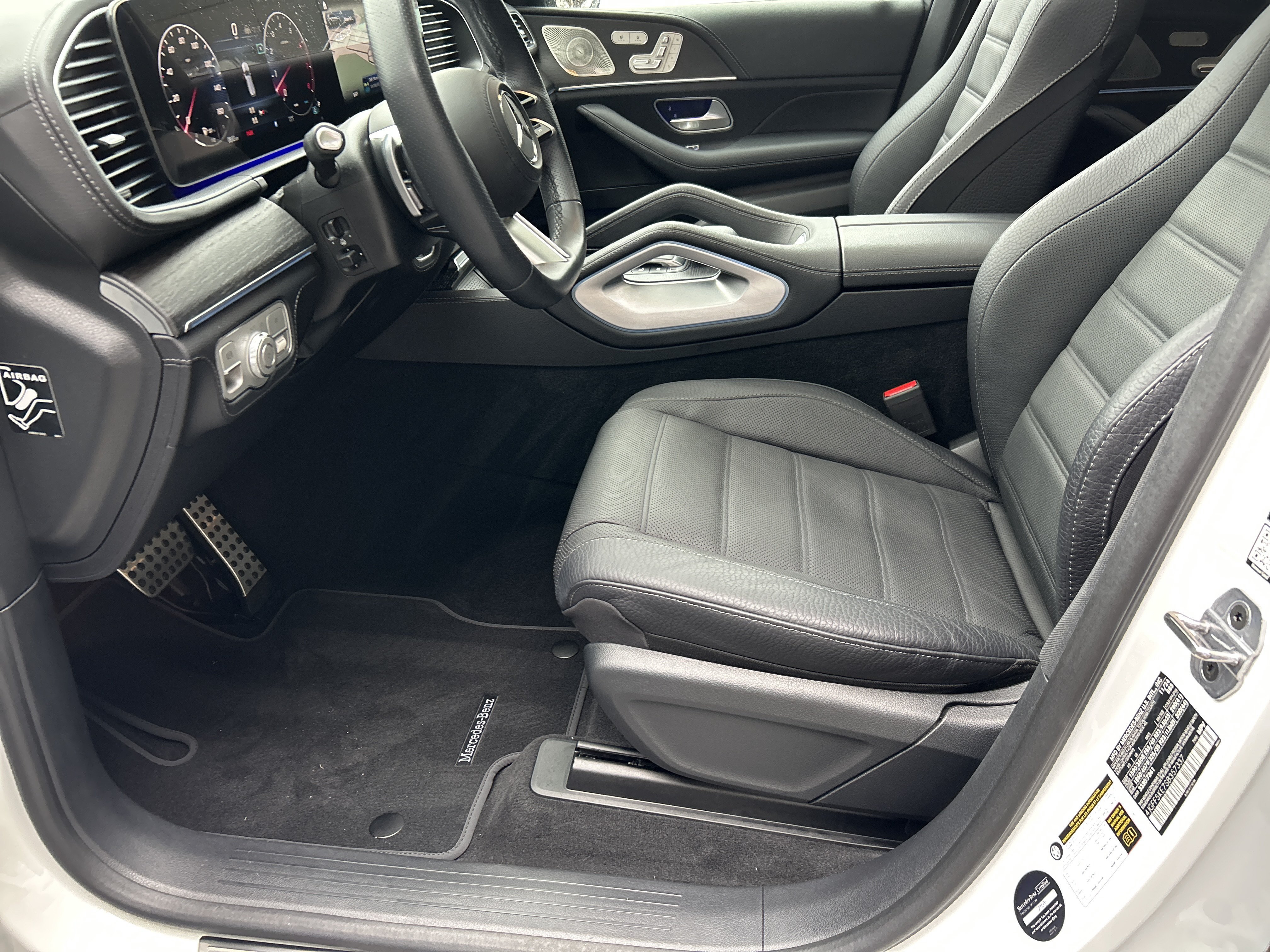 Certified Used 2025 MANUFAKTUR Moonlight White Metallic Mercedes-Benz GLS 450 4MATIC® SUV image 22