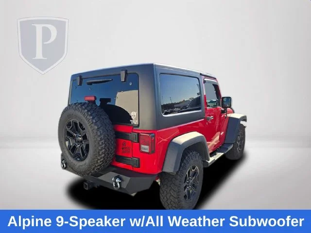 Used 2016 Firecracker Red C Jeep Willys Wheeler image 9
