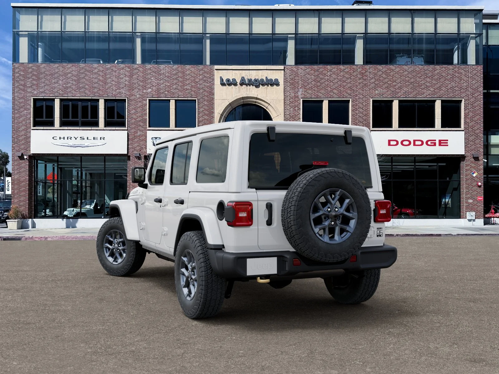 New 2026 Bright White Clear-Coat Exterior Paint Jeep 85th Anniversary Edition image 29